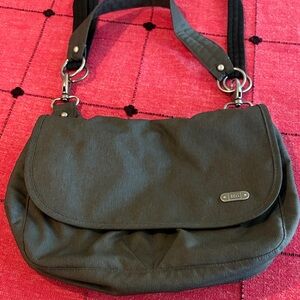 REI Parkrose Dark Gray Messenger Shoulder Bag
